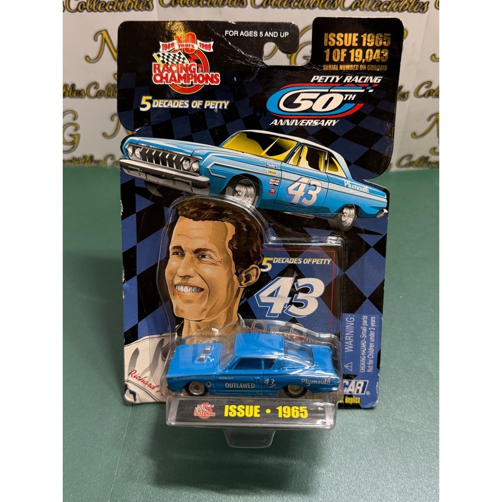Racing Champions Petty Racing 50th Anniversary 1965 Plymouth Outlaw 43 Diecast